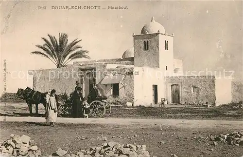 AK / Ansichtskarte Douar Ech Chott_Tunesie Marabout 