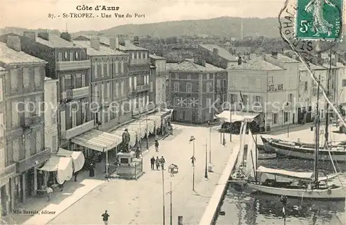 AK / Ansichtskarte Saint_Tropez_Var Vue du port Saint_Tropez_Var