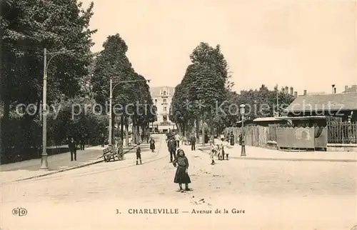 AK / Ansichtskarte Charleville Mezieres Avenue de la Gare Charleville Mezieres