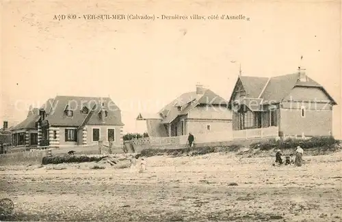 AK / Ansichtskarte Ver sur Mer Dernieres villas cote d Asnelle Ver sur Mer