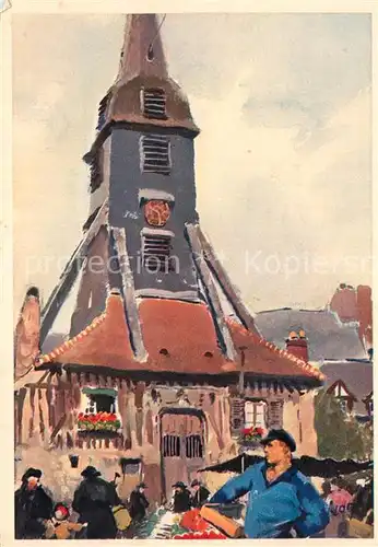 AK / Ansichtskarte Honfleur Eglise Sainte Catherine Honfleur