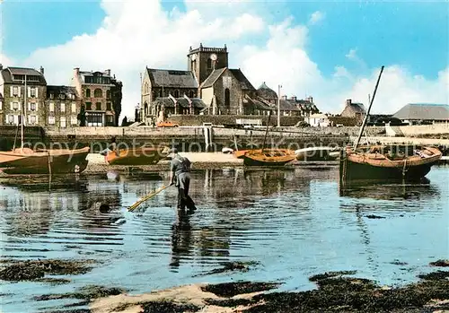 AK / Ansichtskarte Barfleur_Manche Le Port a maree basse Barfleur_Manche