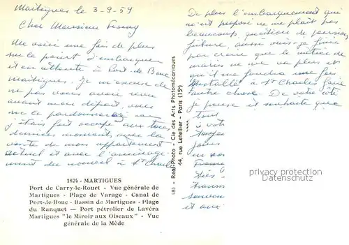 AK / Ansichtskarte Martigues Vue partielle Martigues