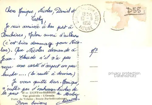 AK / Ansichtskarte Ligny en Barrois Vue partielle Ligny en Barrois