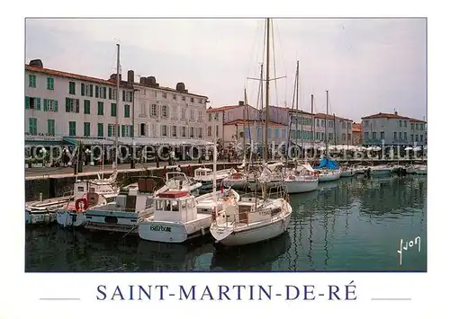 AK / Ansichtskarte Saint Martin de Re Le quai de Saint Martin de Re Saint Martin de Re