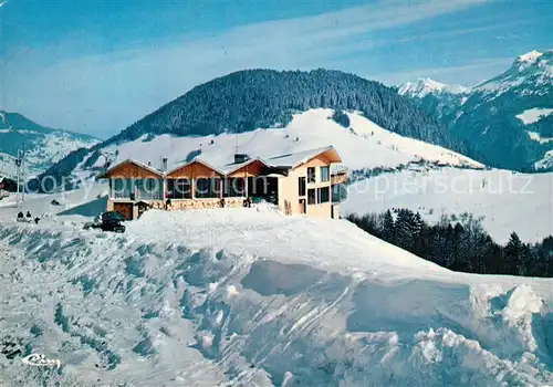 AK / Ansichtskarte Bellevaux_Haute Savoie Hotel Restaurant Le Zambarbouc Bellevaux_Haute Savoie