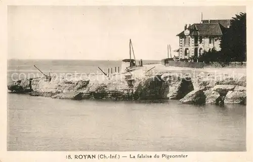 AK / Ansichtskarte Royan_Charente Maritime La falaise du Pigeonnier Royan Charente Maritime