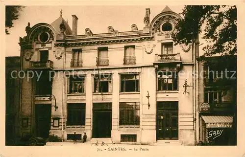 AK / Ansichtskarte Saintes_Charente Maritime La Poste Saintes Charente Maritime