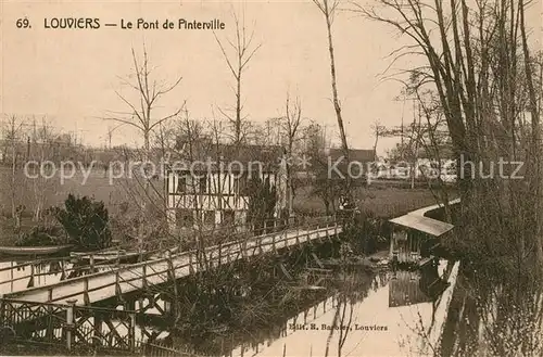 AK / Ansichtskarte Louviers_Eure Pont de Pintervill Louviers Eure