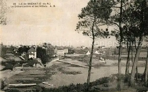 AK / Ansichtskarte Ile de Brehat Debarcadere Hotels Ile de Brehat