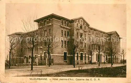 AK / Ansichtskarte Villeurbanne Hotel Jeanne d Arc Caserne Villeurbanne