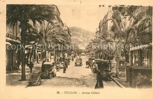 AK / Ansichtskarte Toulon_Var Avenue Colbert Toulon_Var