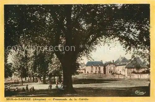 AK / Ansichtskarte Mur de Barrez Promenade de la Corette Mur de Barrez