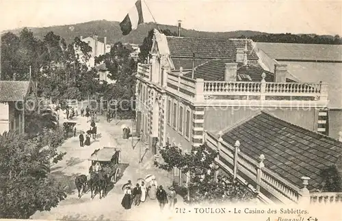 AK / Ansichtskarte Toulon_Var Casino des Sablettes Toulon_Var