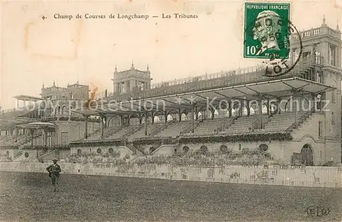AK / Ansichtskarte Paris Champ de Courses de Longchamp les Tribunes Paris