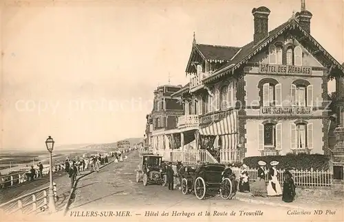 AK / Ansichtskarte Villers sur Mer Hotel des Herbages Route de Trouville Villers sur Mer