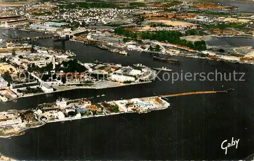 AK / Ansichtskarte Lorient_Morbihan_Bretagne Entree du Port Vue Aerienne  Lorient_Morbihan_Bretagne