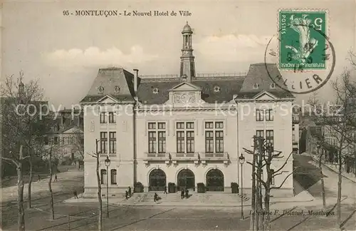 AK / Ansichtskarte Montlucon Nouvel Hotel de Ville Montlucon