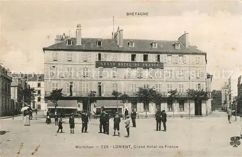 AK / Ansichtskarte Lorient_Morbihan_Bretagne Grand Hotel de France Lorient_Morbihan_Bretagne