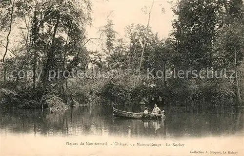 AK / Ansichtskarte Montfermeil Chateau de Maison Rouge Le Rocher Montfermeil