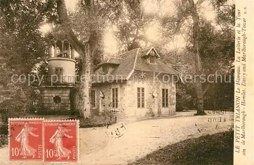 AK / Ansichtskarte Trianon_Paris Le Hameau La Laiterie et la Tour de Marlborough Hamlet  