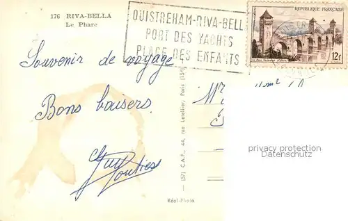 AK / Ansichtskarte Riva Bella Le Phare Riva Bella