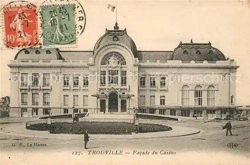 AK / Ansichtskarte Trouville Deauville Facade du Casino Trouville Deauville