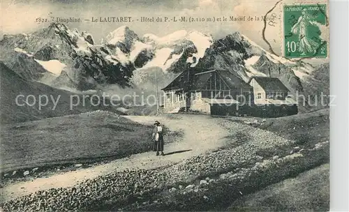 AK / Ansichtskarte Le_Lautaret Hotel du PLM et le Massif de la Meije Le_Lautaret