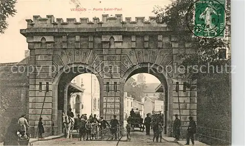 AK / Ansichtskarte Verdun_Meuse Porte Saint Paul Verdun Meuse