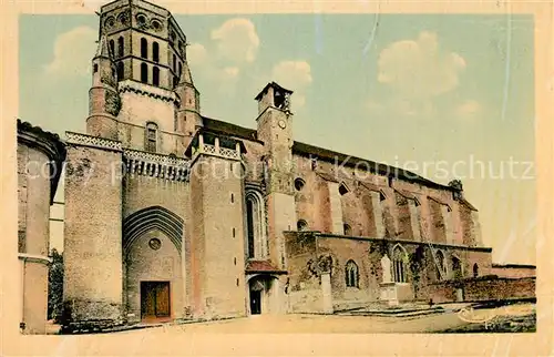 AK / Ansichtskarte Lavaur_Tarn La Cathedrale Saint Alain avec son Jacquemart Lavaur Tarn