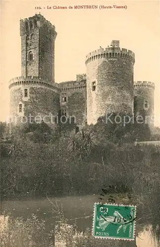 AK / Ansichtskarte Dournazac Le Chateau de Montbrun Dournazac