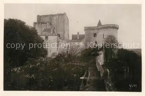 AK / Ansichtskarte Loches_Indre_et_Loire Chateau de Loches Le Donjon et la Tour Louis XI Loches_Indre_et_Loire