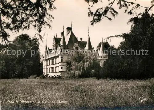 AK / Ansichtskarte Azay le Rideau Le Chateau Azay le Rideau