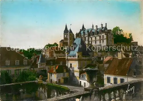 AK / Ansichtskarte Loches_Indre_et_Loire La porte des Cordeliers et le chateau royal Loches_Indre_et_Loire