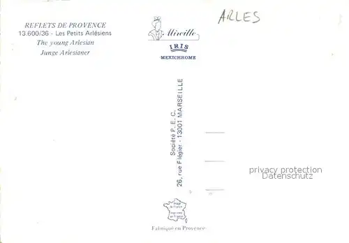 AK / Ansichtskarte Arles_Bouches du Rhone Les Petits Arlesiens Arles_Bouches du Rhone