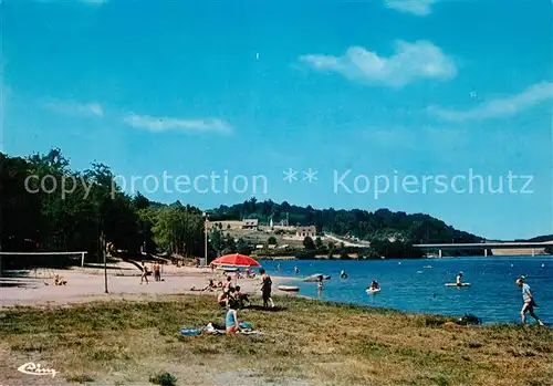 AK / Ansichtskarte Bujaleuf Le plan deau et la plage Bujaleuf