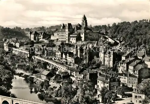 AK / Ansichtskarte Uzerche La Perle du Limousin Vue generale Uzerche
