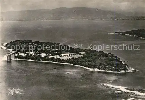 AK / Ansichtskarte Cannes_Alpes Maritimes Ile Saint Honorat Vue aerienne Cannes Alpes Maritimes