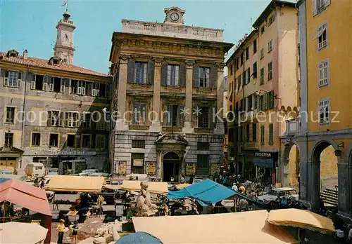 AK / Ansichtskarte Nice_Alpes_Maritimes Le Vieux Nice pittoresque La place Saint Francois Nice_Alpes_Maritimes