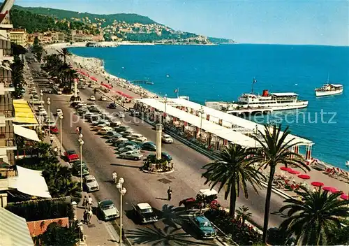 AK / Ansichtskarte Nice_Alpes_Maritimes La Promenade des Anglais et le Mont Boron Nice_Alpes_Maritimes