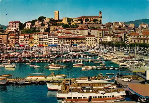 AK / Ansichtskarte Cannes_Alpes Maritimes Le Quai Saint Pierre et le Suquet Cannes Alpes Maritimes