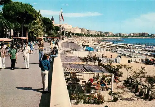 AK / Ansichtskarte Cannes_Alpes Maritimes Promenade de la Croisette Cannes Alpes Maritimes