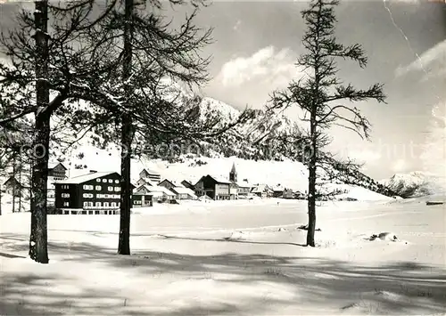 AK / Ansichtskarte Montgenevre Les Grandes Alpes en hiver Vue generale Montgenevre