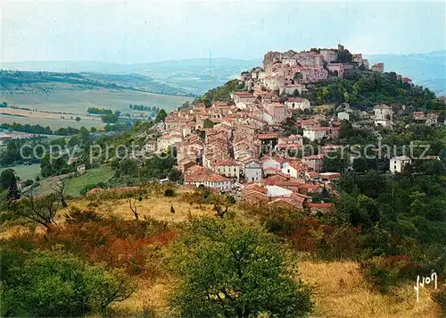 AK / Ansichtskarte Cordes sur Ciel Vue generale Bastide cree en 1922 Hotel de Ville Cordes sur Ciel