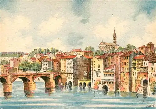 AK / Ansichtskarte Albi_Tarn Vieilles Maisons sur le Tarn Albi_Tarn