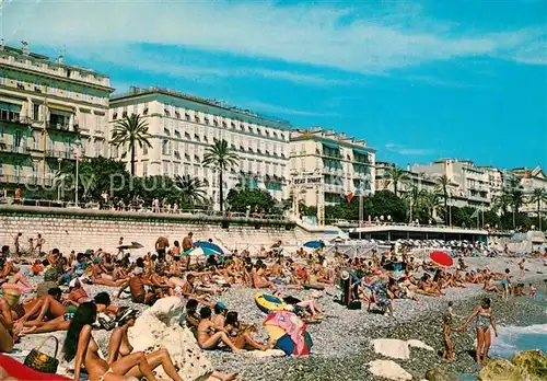 AK / Ansichtskarte Nice_Alpes_Maritimes Les plages et la promenade des Anglais Nice_Alpes_Maritimes