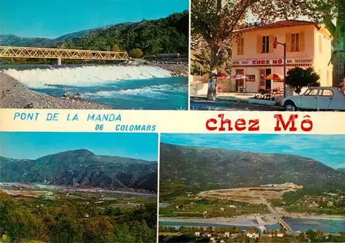 AK / Ansichtskarte Colomars Pont de la Manda Chez Mo Hotel Vallee du Var Carros le Neuf Colomars