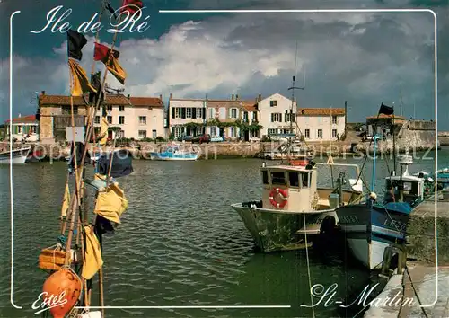 AK / Ansichtskarte Saint Martin de Re Le port Saint Martin de Re