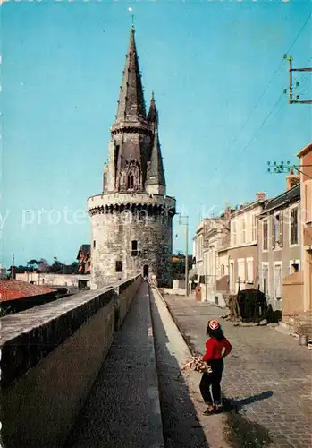 AK / Ansichtskarte La_Rochelle_Charente Maritime la tour de la Lanterne ou tour des Quatre Sergents La_Rochelle