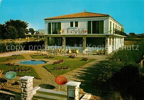 AK / Ansichtskarte La_Flotte Le Richelieu Hotel Restaurant La_Flotte